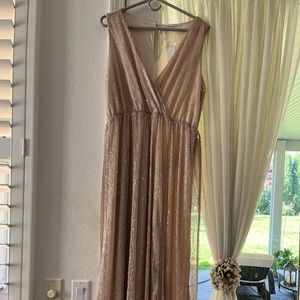 Sparkling maxi dress - perfect comfortable semi formal dress